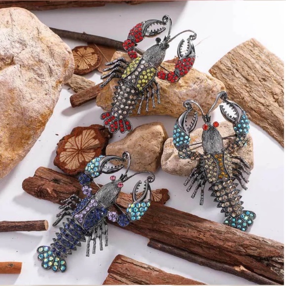 ❤️ Vintage style large lobster brooch - Picture 3 of 3